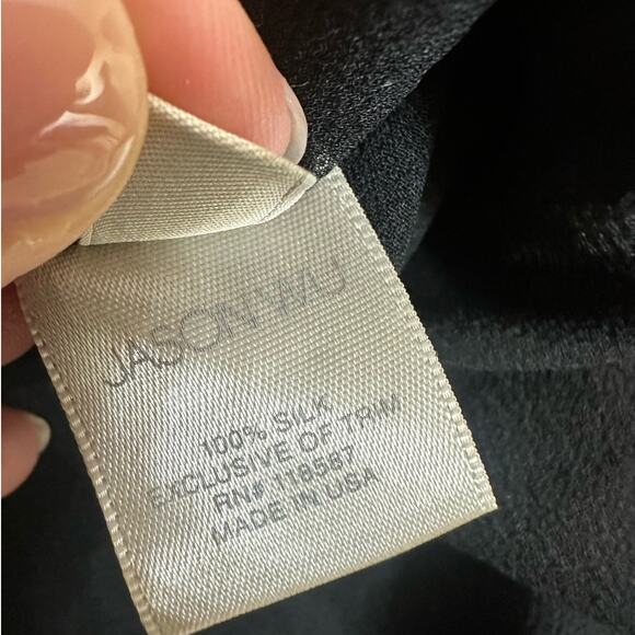 Jason Wu Sheer Silk Blouse size 10 - Picture 9 of 9